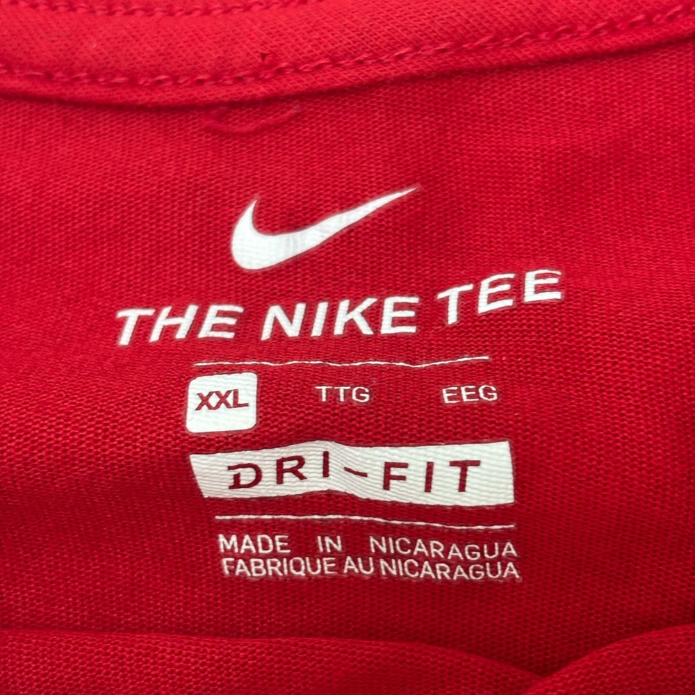 EUC Nike Red Dri-FIT Tee San Francisco 49er Size XXL - Picture 4 of 11